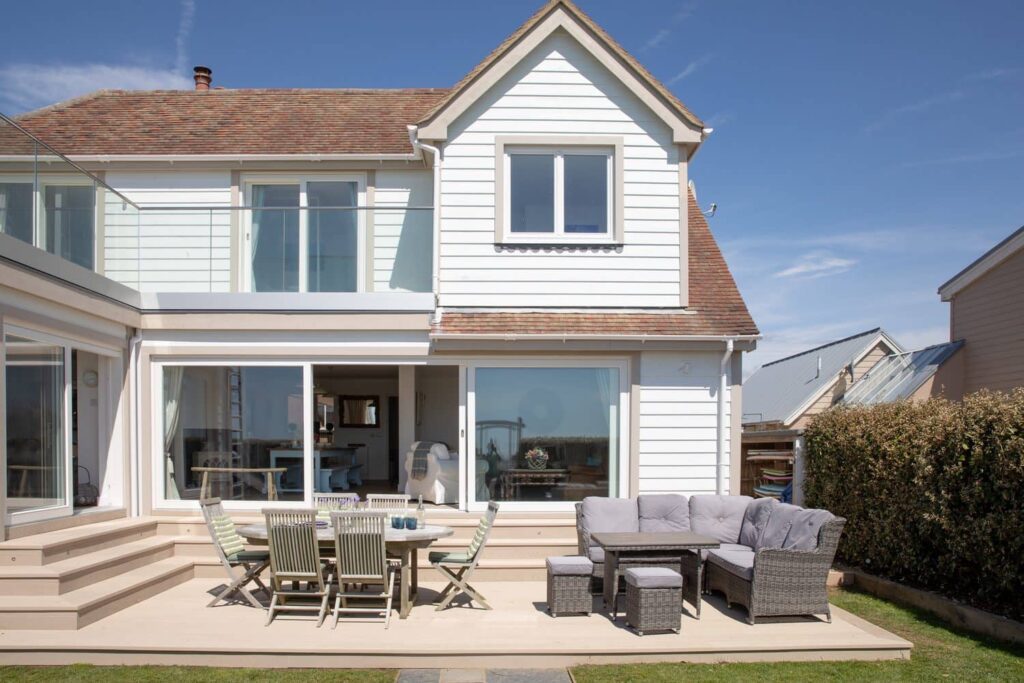 Bespoke coastal timber windows and sliding doors