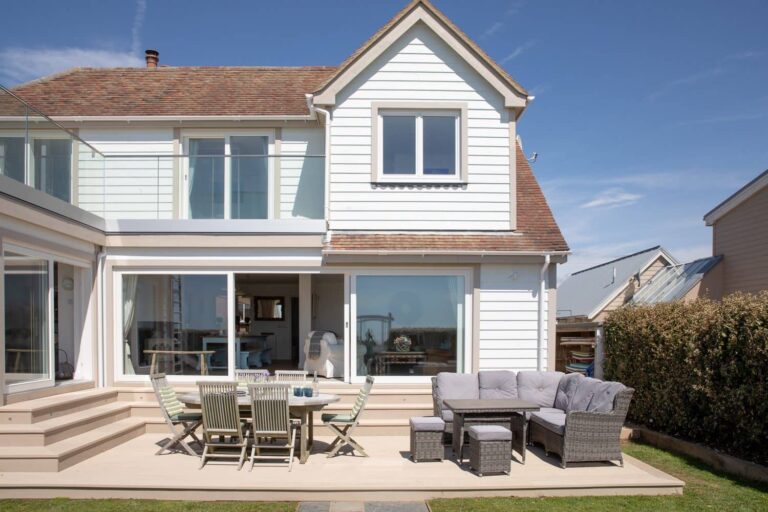 Bespoke coastal timber windows and sliding doors