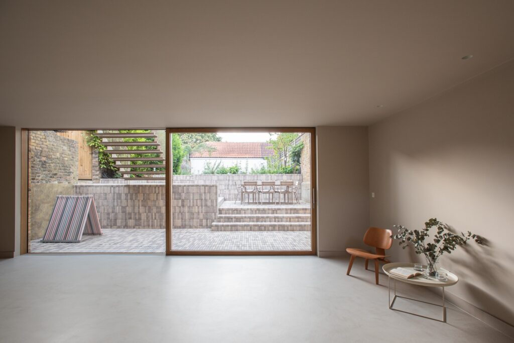 Large contemporary timber framed glazing