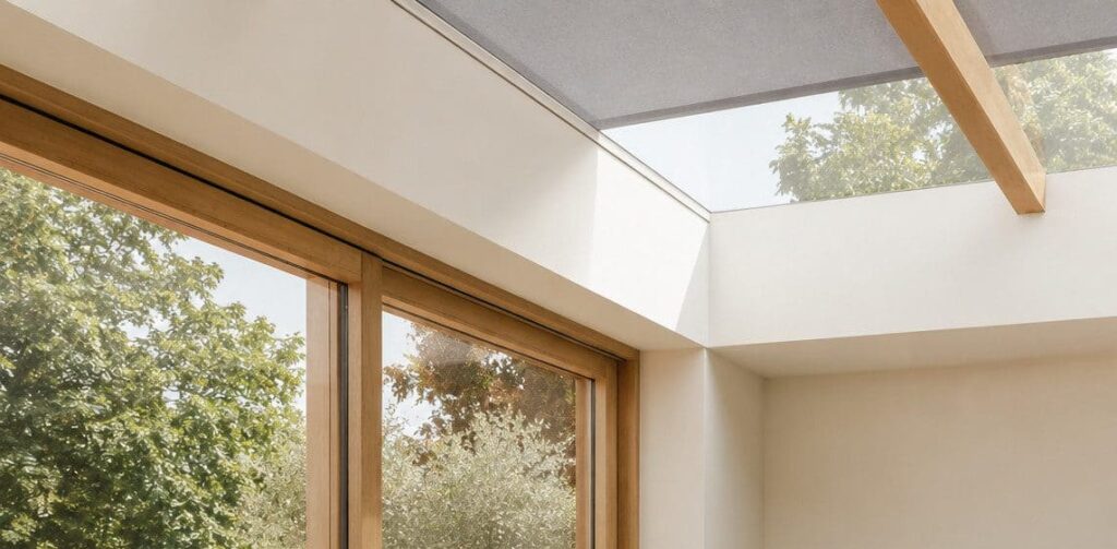 Roof glazing shading