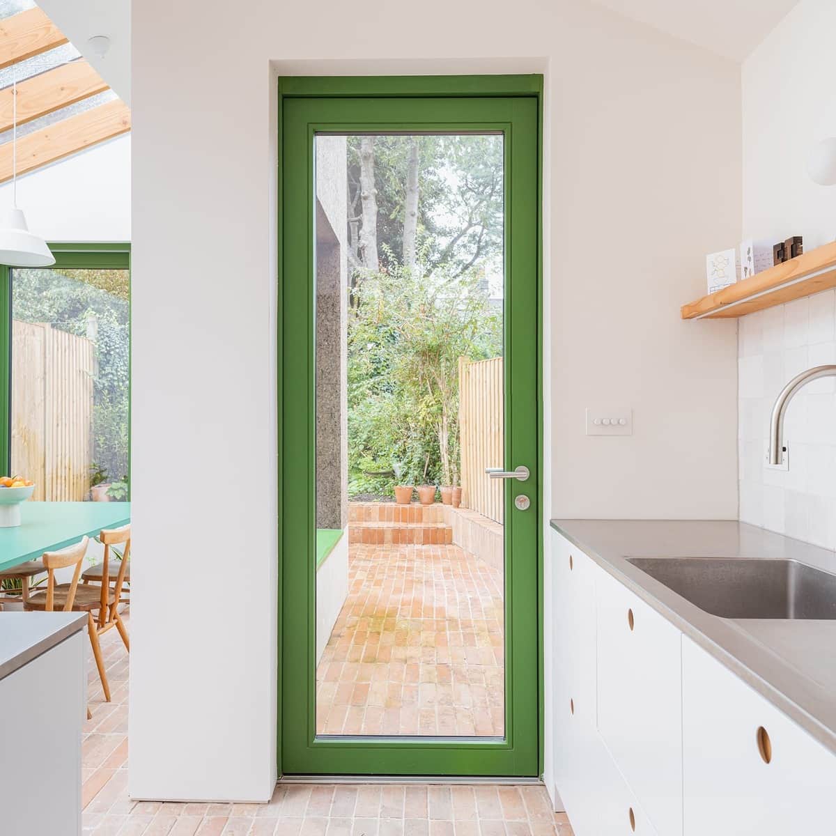 Side entrance doors